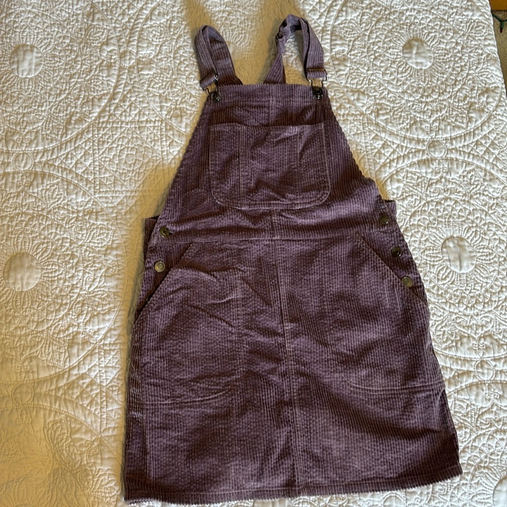 Purple Wild Fable Corduroy Overall Dress - Picture 1 of 4